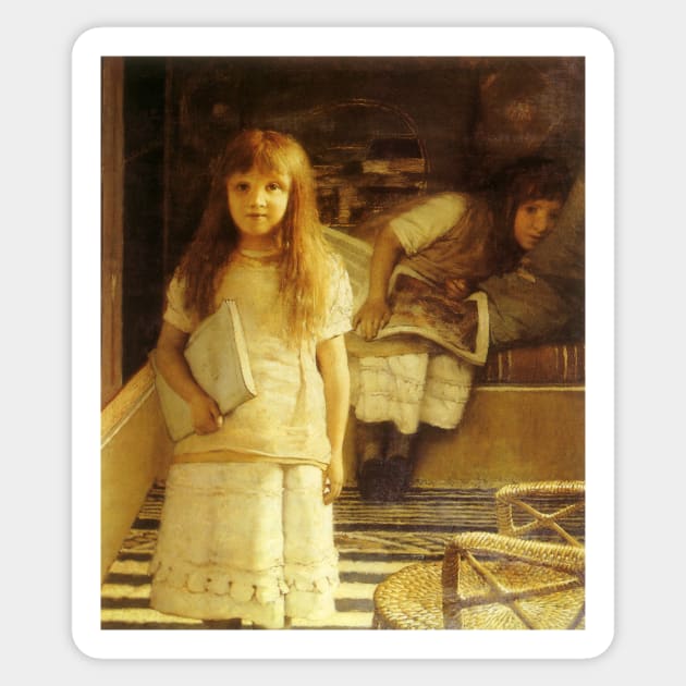 This is Our Corner by Sir Lawrence Alma-Tadema Sticker by MasterpieceCafe